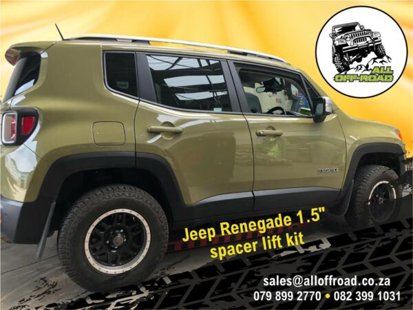 Barres De Toit Aluminium Pour Jeep Renegade (BU) 2014-2025 – Kit 2 Barres Noires, Charge Max 75 Kg | Pour Porte-vélos, Coffre, Ski