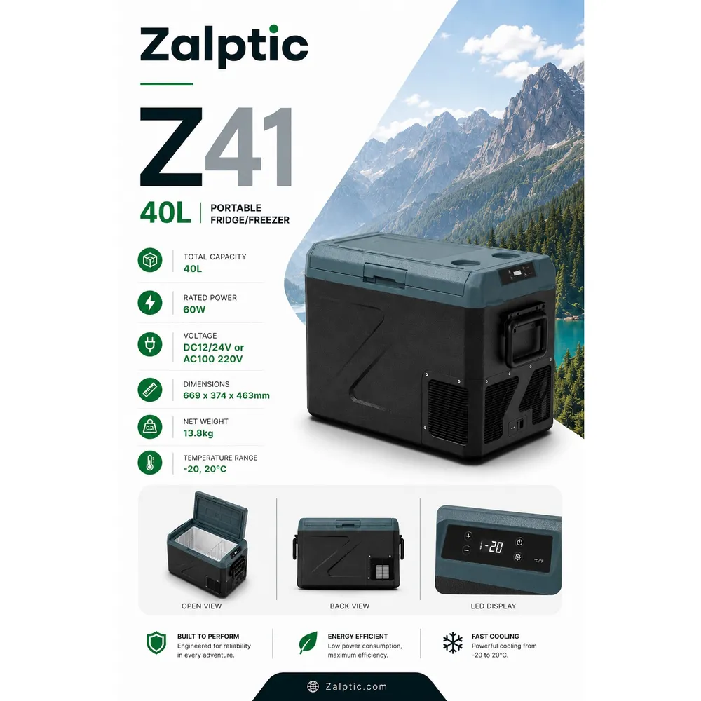 Z41 Camping Fridge Freezer