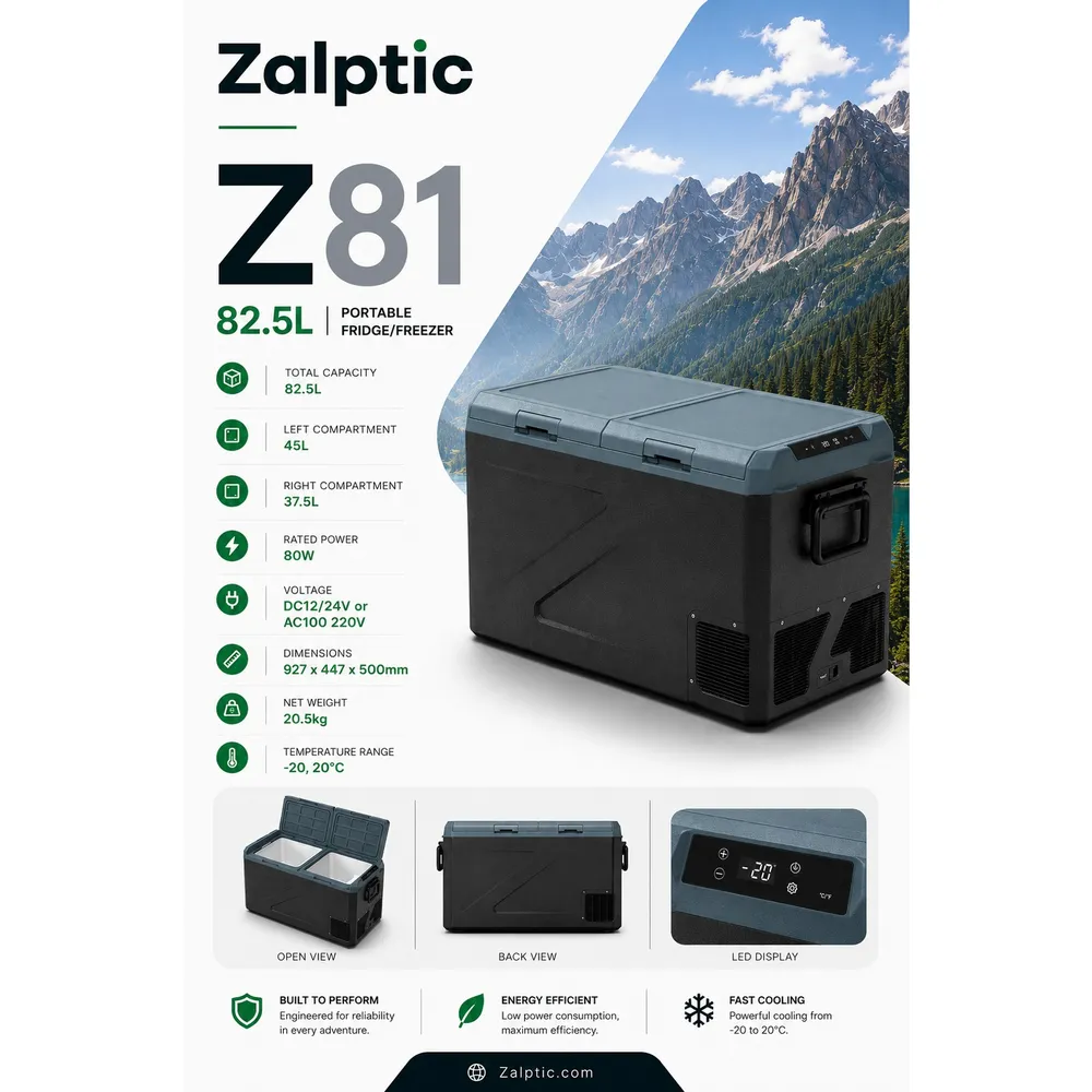 Z81 Camping Fridge Freezer