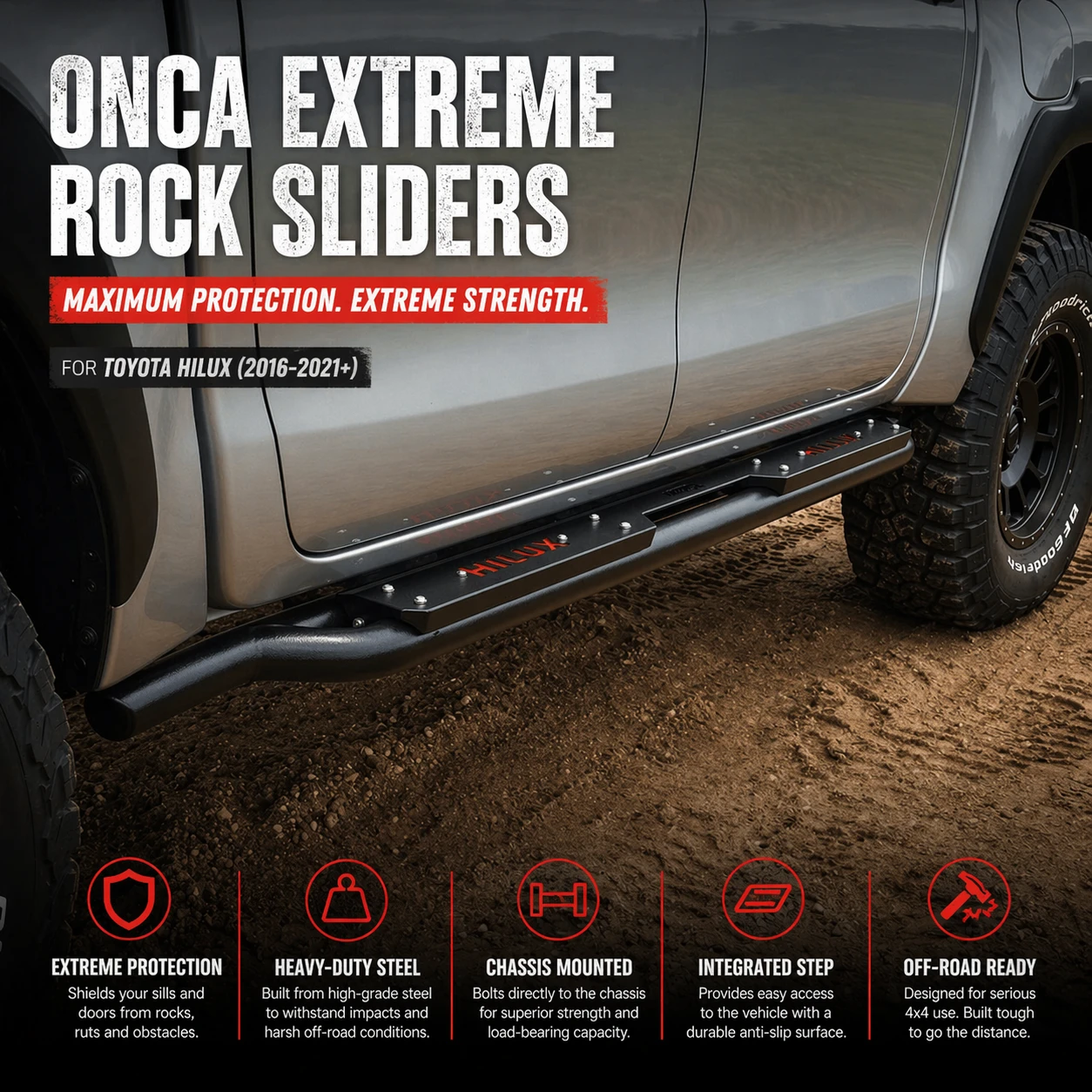 ONCA Extreme Rock Sliders (2016-2021+)