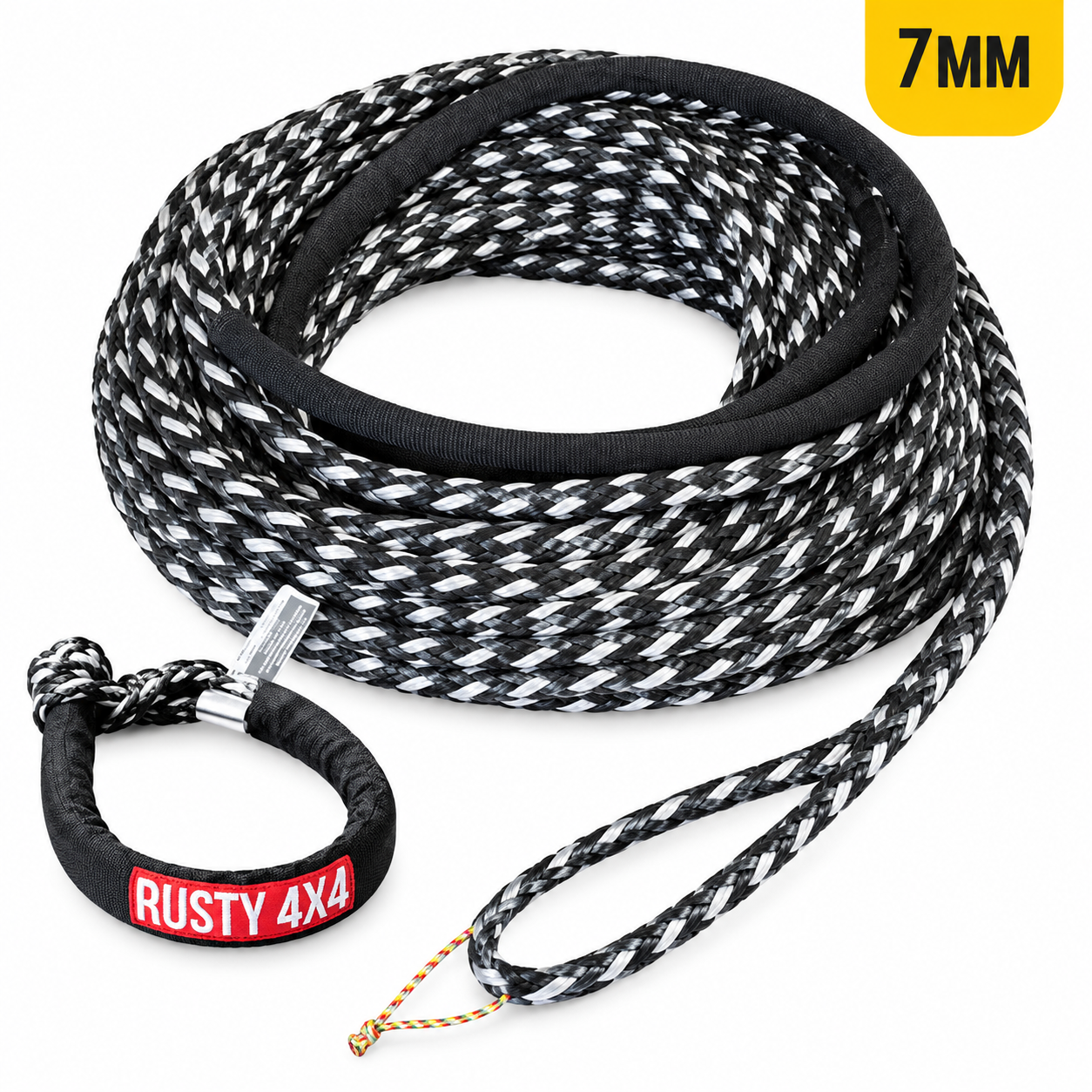 Synthetic Winch Line 7mm, 5-Ton & 30metre COMBO