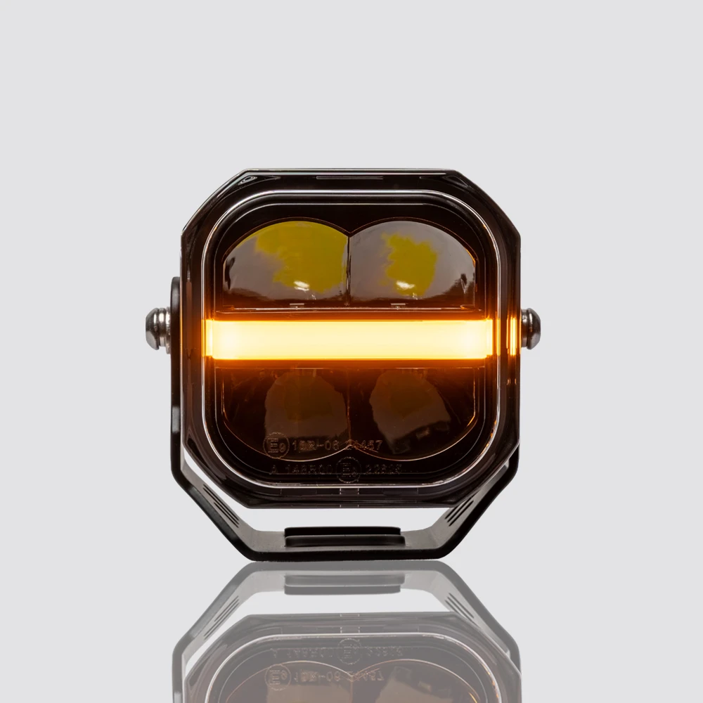 VIVIDMAX ULTRA 3″ SQUARE WORK LIGHT - Amber