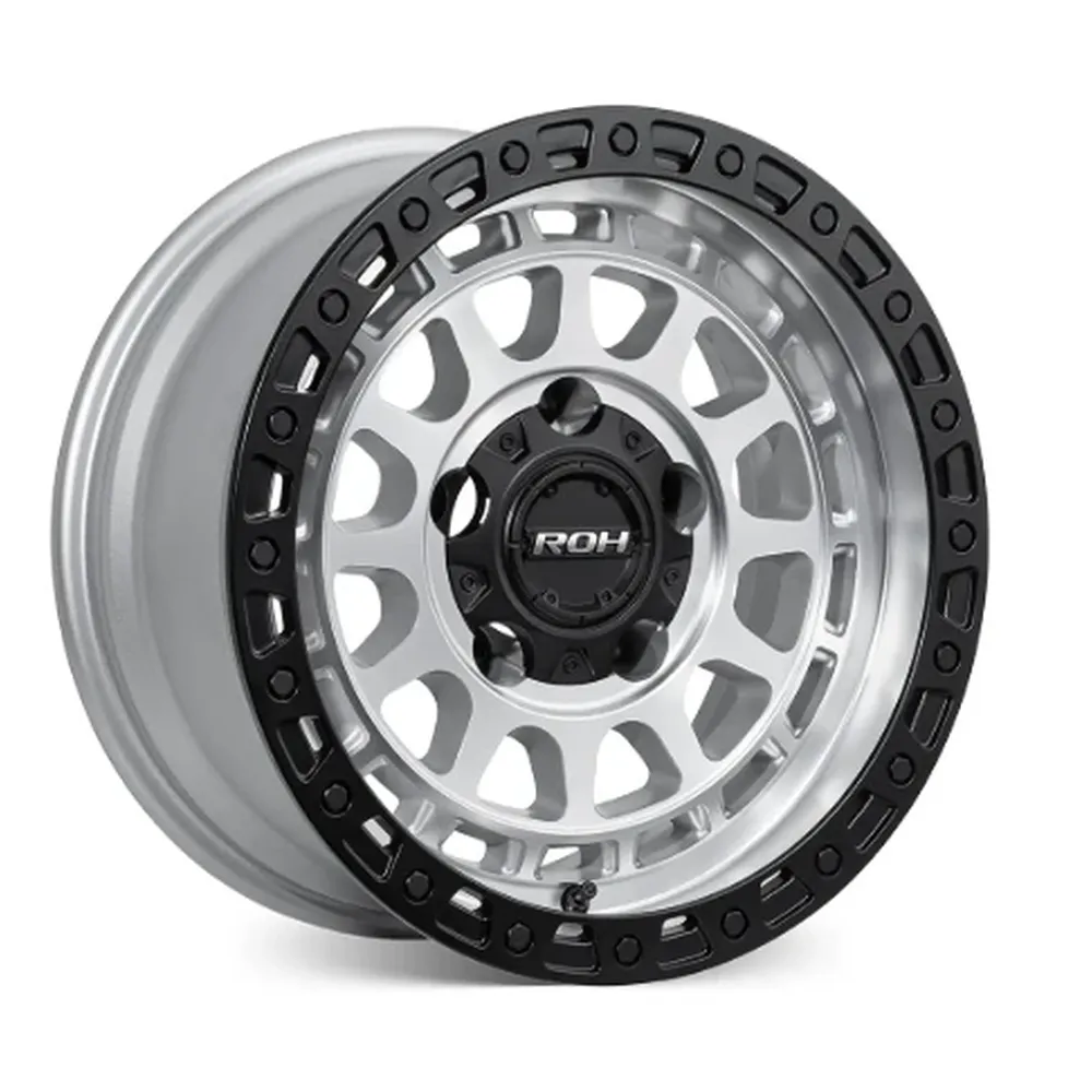ROH ASSAULT MACHINED BLACK LIP 17X9 -12 5/150
